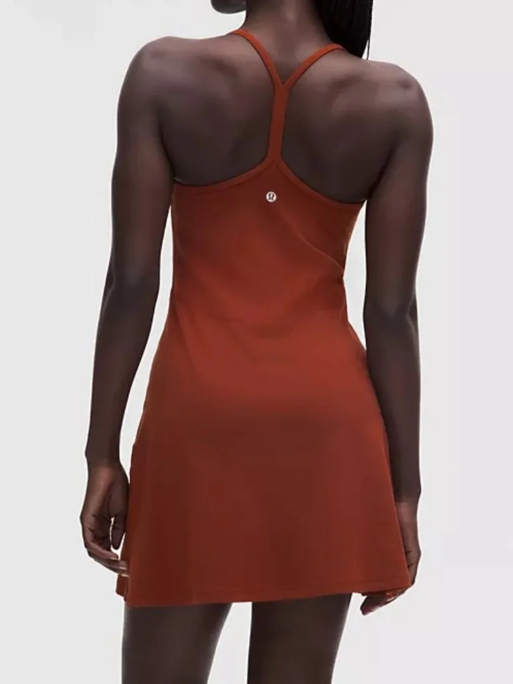 NWT Lululemon Flow Y Dress Light Support, B/C Cup - XL Cranberry Charm
